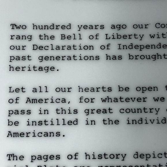 VINTAGE 1976 VILETTA U S BICENTENNIAL 1776 - 1976 PLATE United States of America - Picture 7 of 11